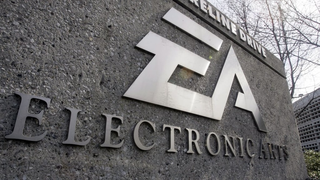 electronic arts office sign